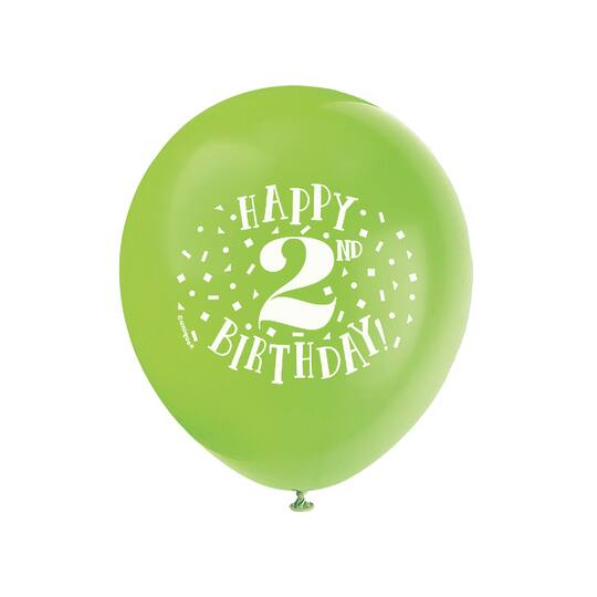 Happy 2nd Birthday Balloons 2nd Birthday Party Decorations Happy 2nd Birthday Balloons 2nd Birthday Party Decorations